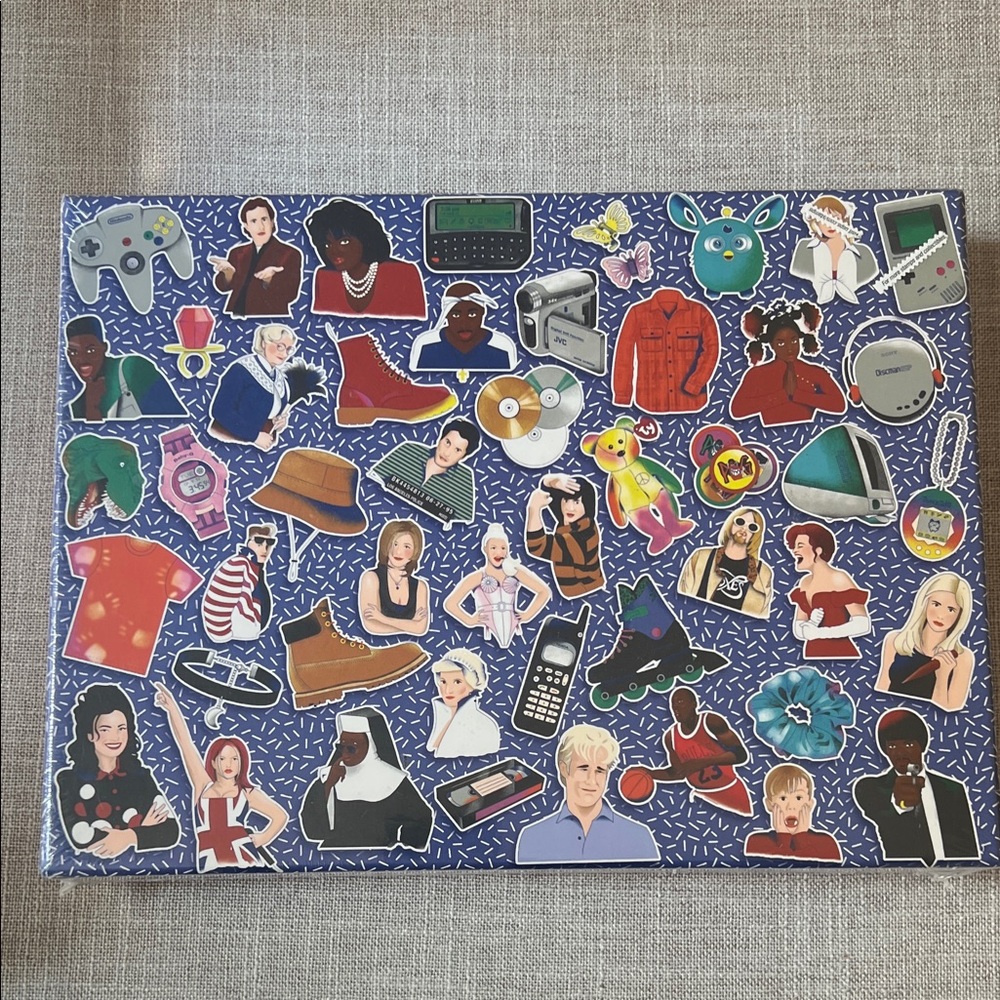 90s icon 500 piece puzzle by Smith Street Gifts . New and sealed!